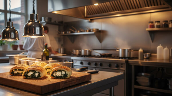 Bocadito de espinaca y ricotta