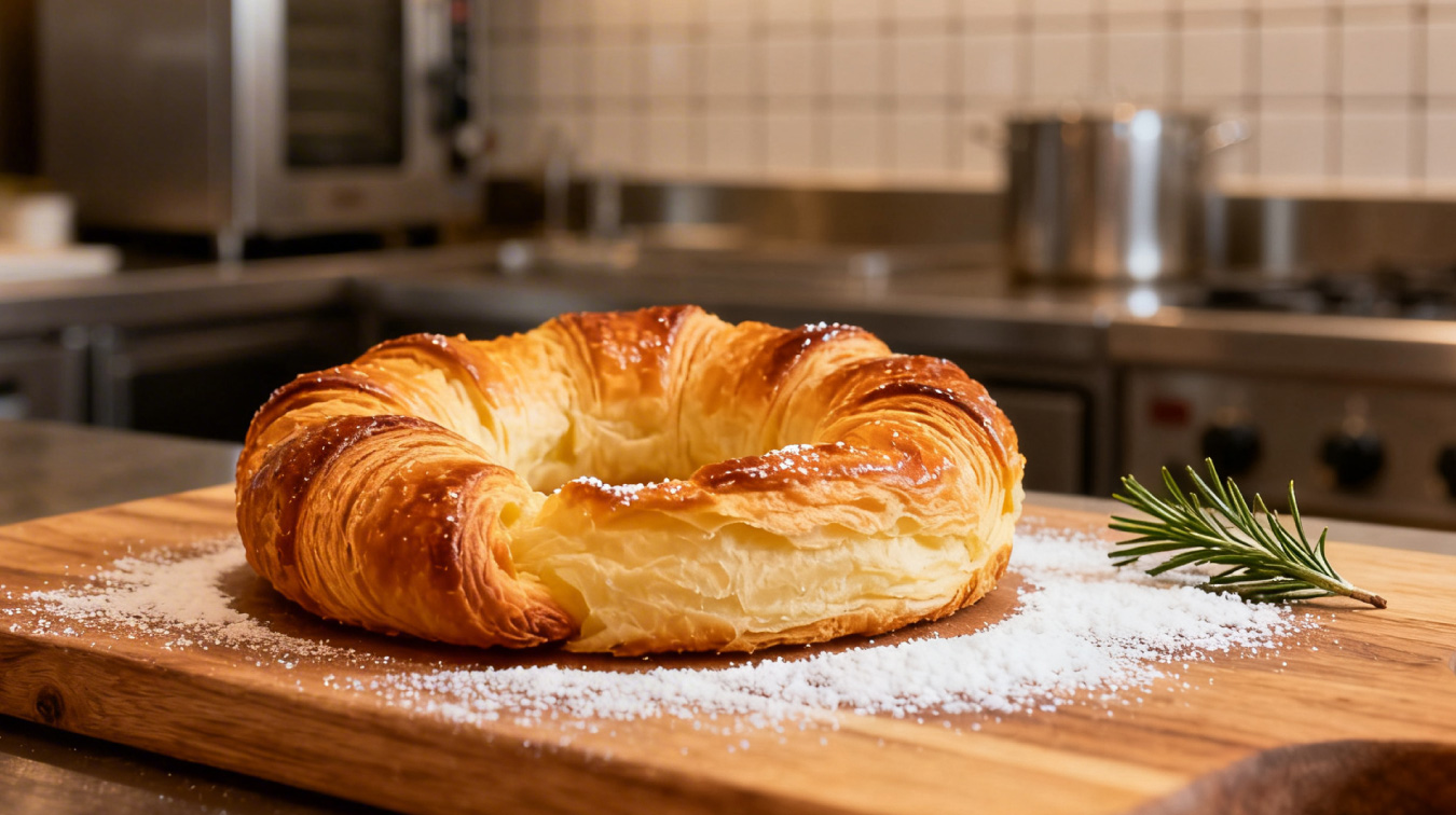 Corona de masa de Croissant